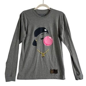 BASEBALLISM Mens Long Sleeve Shirt Number 24 The Kid Size Small Ken Griffey Jr.